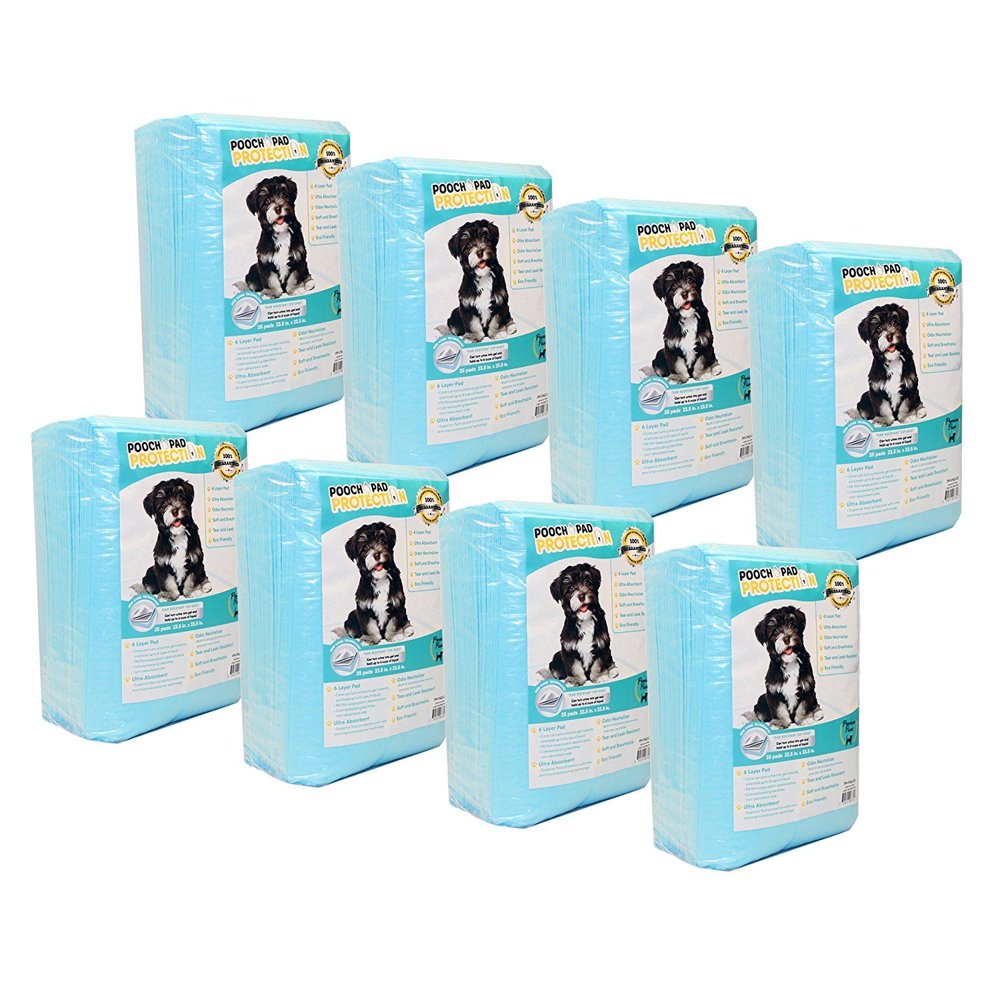 Pooch Pad Protection Training Dog Pads. Thick & Soft, XTRA Absorbent