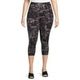 thumbnail image 3 of Terra & Sky Women's Plus Size Capri Leggings, 2-Pack, 3 of 5