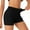Black, variant on Womens Stretch High Waist Yoga Shorts with Pockets Tummy Control Lifting Tight Shorts Lightweight Breathable Solid Color Seamless Leggings for Gym Fitness Running Blue XXL