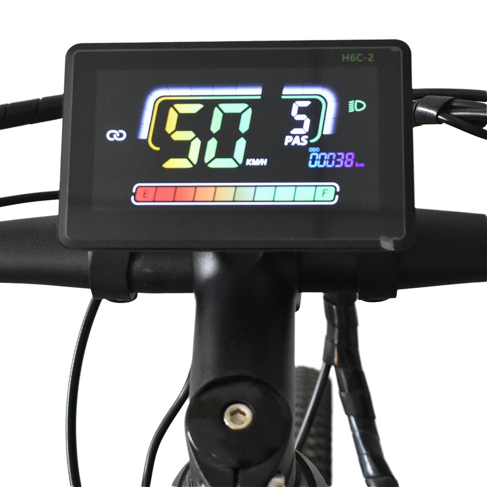 Kueohse H6C Elektrische Fiets LCD Display Meter 24V-60V E Scooter LCD