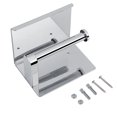 thumbnail image 1 of Portarrollos de papel higiénico de acero inoxidable con estante de almacenamiento para uso en cocina y baño, 1 of 8
