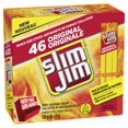 thumbnail image 1 of Slim Jim Originale, Bâtonnet de Viande de Format Collation au Saucisson Épicé, Teneur Élevée en Protéines, Sans Saveurs Artificielles, Emballage Multiple de Mini Bâtonnets de Viande, 1 of 9