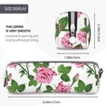 thumbnail image 3 of Honeii Rose Flowers Pattern Pencil Case, Pencil Pouch, Pencil Case Small, Pencil Pouch Aesthetic, PVC Pencil Pouch, Pencil Bag, Makeup Pouch, 3 of 7