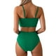 thumbnail image 3 of WILLBEST Traje de Baño Mujer Dos Piezas Traje de Baño de 2 Piezas de Cintura Alta con Lazo para Mujer, 3 of 5