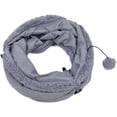 thumbnail image 4 of Cat Tunnel Suede Foldable Raschel Tunnel for Cats, Puppies, Diameter: 30 Cm, Length: 67 Cm, 4 of 6
