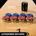 thumbnail image 5 of 9ft Kinwood Shuffleboard Table with Scratch Resistant Playfield and 8-Puck Set Perfect for Family Game Rooms by Hall of Games, 5 of 10