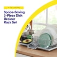 thumbnail image 2 of Juego de escurridores de platos Sweet Home Collection que ahorra espacio, 2 of 6