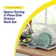 thumbnail image 2 of Juego de escurridores de platos Sweet Home Collection que ahorra espacio, 2 of 6