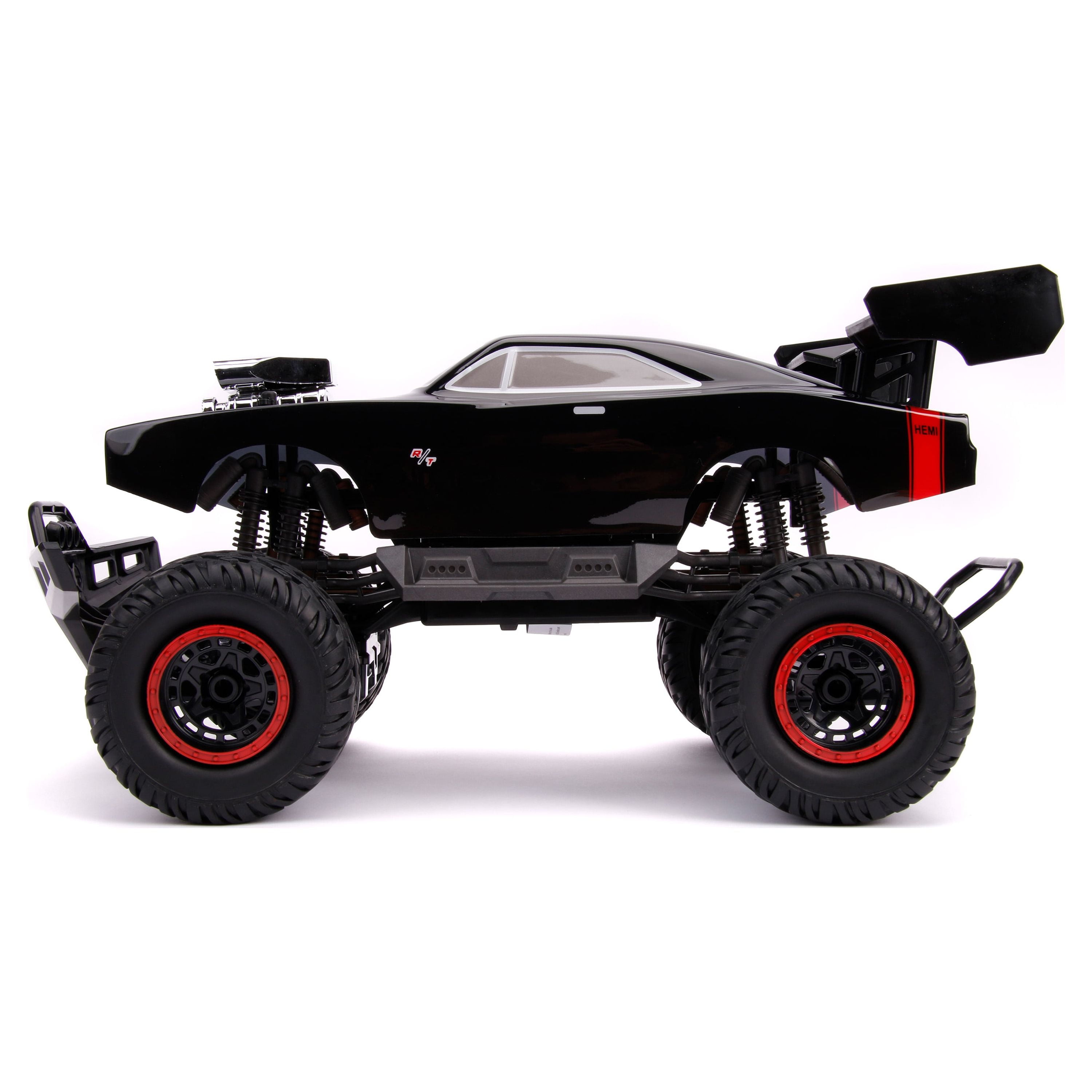 Fast Furious 1 12 4x4 Dom s Dodge Charger R T Elite RC Radio Control Cars Black Walmart