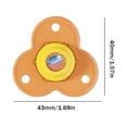 thumbnail image 5 of Ruedas universales para muebles Rueda adhesiva para electrodomésticos Naranja 4 piezas Hugtrwg Para estrenar, 5 of 5