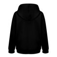 thumbnail image 5 of ManxiVoo Oversized Gradient Print Hooded Sweatshirt Women Casual Loose Long Sleeve Pullover with Pockets Fashion Tops L Size Black, 5 of 9