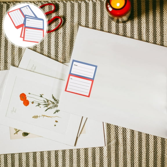Masteelf 150pcs Self Adhesive Shipping Label Stickers For  Envelopes Mailing Bags Blank Address Labels For Writing To And From Stickers