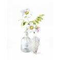 thumbnail image 2 of Nai, Danhui 26x32 White Modern Wood Framed Museum Art Print Titled - Beach Flowers II, 2 of 4