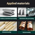 thumbnail image 3 of 2× Vcgt160402 Pcd Cnc Copper Polycrystalline Diamond Turning Insert For Aluminum, 3 of 7