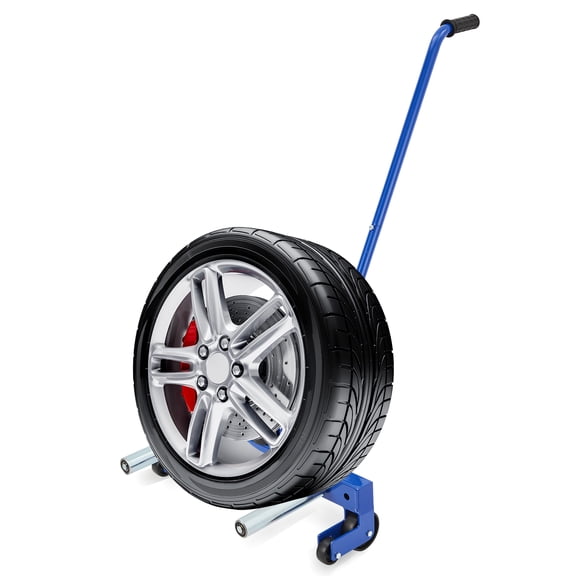 Adjustable Tire Wheel Dolly, 500 lbs Capacity Adjustable Truck Tire Dolly & Lift Tool for Garage, Workshop or Auto Shop