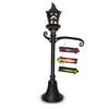 Halloween Haunted Lampost W/directional Signs