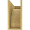 thumbnail image 4 of 8"W x 24"D x 16"H Classic Huntington Rough Cedar Woodgrain TimberThane Corbel, Primed Tan, 4 of 6