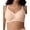 Beige, variant on SHARICCA Womens Floral Wireless Bra Convertible Full Coverage Push Up Bras