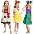 thumbnail image 2 of Girls Princess Dress Mickey Mouse Frozen Elsa Cosplay Halloween Costume Kids Cotton Carnival Birthday Moana Maleficent Disney 5T5T Gao Jinjia LED, 2 of 2