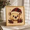 thumbnail image 6 of Christmas Pearl Diamond Art Kit for Adults 5D Sparkling Raised Bead Painting Set on Framed Canvas Complete DIY Craft with Little Bear Patterns Holiday Home Wall Decor Gift for Beginners, 6 of 8