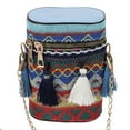 thumbnail image 1 of MasteelfCA 1Pc Bucket Bag Fashion Cylinder Bag Barrel Shape Crossbody Bag Storage Pouch, 1 of 7