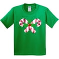 thumbnail image 3 of Inktastic Candy Canes and Holly Christmas Youth T-Shirt, 3 of 5