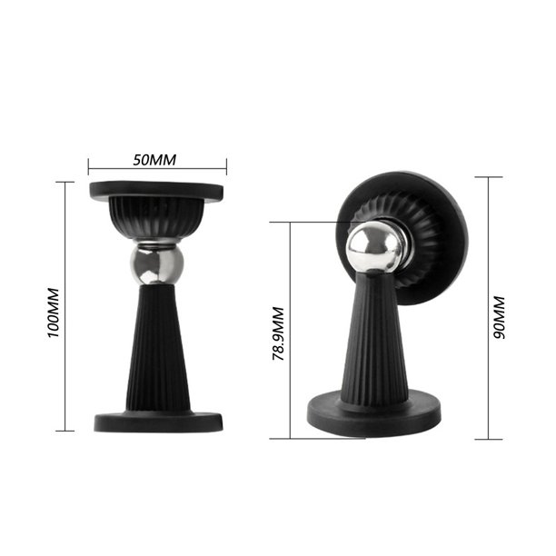 FANJIE Door Stop Wall Floor Mounted Silicone Stopper Holder No