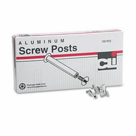 

Post Binder Aluminum Screw Posts 3/16 Dia 1/2 Long 100 Posts