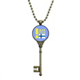 thumbnail image 1 of Soy de Finlandia Llavero Collar Colgante Bandeja Cadena Embellecida Unbranded M, 1 of 3