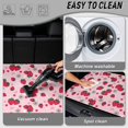 thumbnail image 5 of HUISEFOR Pink Strawberry Car Trunk Mat for Women, 29" x 39" All Weather Trunk Protection Cargo Liner Non-Slip Easy To Clean Universal Fit for Most Cars, 5 of 7