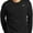 Black, variant on Nike Club Fleece Crew Men's Sweatshirt Crewneck Heather Grey, Large