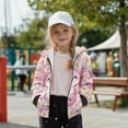 thumbnail image 5 of Xixirimido Pink Axolotl Daisy Flower Printed Kids Hoodies for Boys Girls Zip Up Hoodie Sweatshirt 3D Graphic Long Sleeve Pullover Top with Pocket for Fall Winter for 14-16 Years, 5 of 7