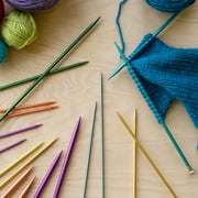 Boye Anodized Aluminum Knitting Needles, 10 inch, US Sizes 6,7,8