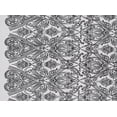 thumbnail image 2 of Zelouf Livia Floral Embroidery W/ Sequins On Tulle  , Sewing, DIY, Crafts Fabric by the Yard, Black/nude, 3 Yard, 2 of 2