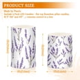 thumbnail image 3 of Lavender Fields Flickering Flameless Candles Battery Operated with Remote Timer LED Pillar Candles Set of 2, 3 of 7