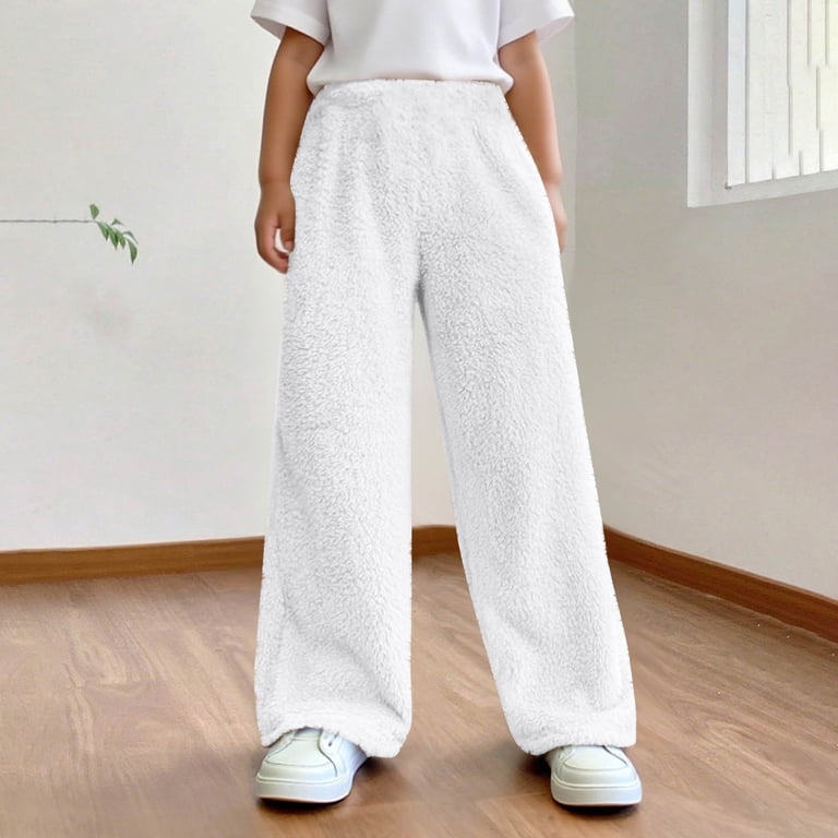 DxhmoneyHX Girls Pajama Pants Casual Baggy Wide Leg Sweatpants