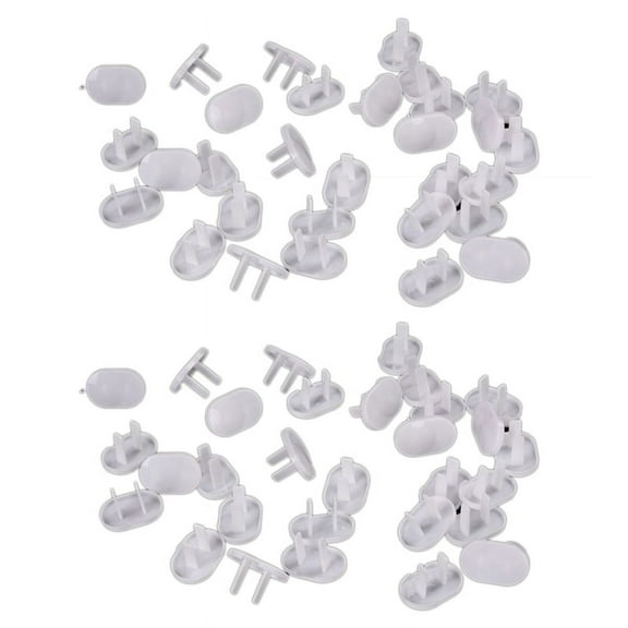 150Pcs Anti Plugs Protector Cover Cap Power Socket Electrical Outlet Baby Children Safety Guard Two Holes,150 x Plugs Protector Cover Cap,white