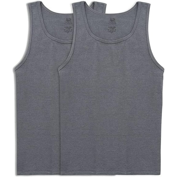 Fruit of the Loom Mens Performance Tanks Size XX-Large Grey