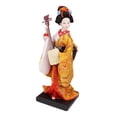 thumbnail image 3 of Muñeca geisha japonesa étnica, figura coleccionable, adorno de 23 cm, estatua artesanal de mujer, muñeca kimono para mesa, estante, regalo para niños Estilo I, 3 of 8