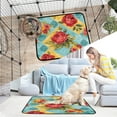 thumbnail image 7 of Qxltty Vintage Rose Quilt Chart Cat litter Pads Pet Set of 2 Diaper Mats Center Anti-leakage Layer Absorbent Soft and Comfortable, 7 of 7