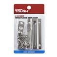 thumbnail image 2 of (2 pack) Hyper Tough New Steel Privacy Chain Door Guard,Satin Nickel Finish, 2 of 9