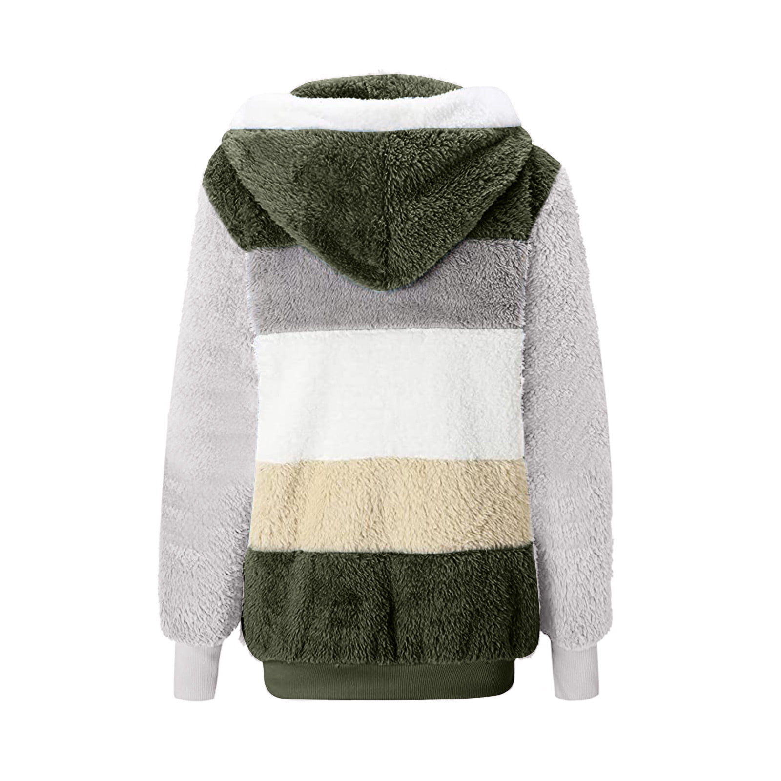 Tbopshirt Winter Coats for Women,Womens Coats,Fashion Women's Zipper V-Neck Pullover Tops Long Sleeve Hooded Blouse Sweatshirt,Zipper Coat Hoodie Jackets