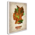 thumbnail image 2 of Trademark Fine Art "Germany Watercolor Map" Canvas Art by Naxart, 2 of 3