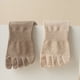 thumbnail image 4 of Calcetines de cinco dedos para mujer, calcetines hasta la pantorrilla, otoño e invierno, calcetines finos antibacterianos deportivos con puntera para mujer, calcetines de algodón con, 4 of 5