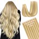 thumbnail image 1 of Extensiones de cabello humano DOORES con cinta adhesiva, 25 g, 40 cm, 10 unidades, 1 of 7