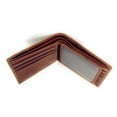 thumbnail image 2 of Western Genuine Woven Leather State Map Cowhide Mens Bifold Short Wallet, 2 of 5