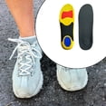 thumbnail image 1 of Par de Plantillas de Zapatos Ortopédicos Deportes Absorción de Golpes Soporte de Arco Pies Planos , Plantillas de soporte de arco 45-47 Multicolor Soledad Plantillas ortopédicas, 1 of 10