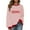 Red, variant on SwiftWear Unisex Christmas Striped "MERRY" Print Fleece-Lined Sweatshirt Cozy Crewneck Pullover Holiday Couples Matching Top for Women Men Orange