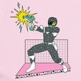 thumbnail image 2 of CafePress - Power Rangers Black Ranger Blasting - Baby Light Bodysuit, Size Newborn - 24 Months, 2 of 4