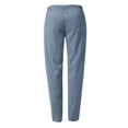 thumbnail image 6 of Large Casual Pants For Men Trendy Business Casual Pants For Spring Comfortable Straight Leg Solid Color Trousers Blue 3XL, 6 of 7